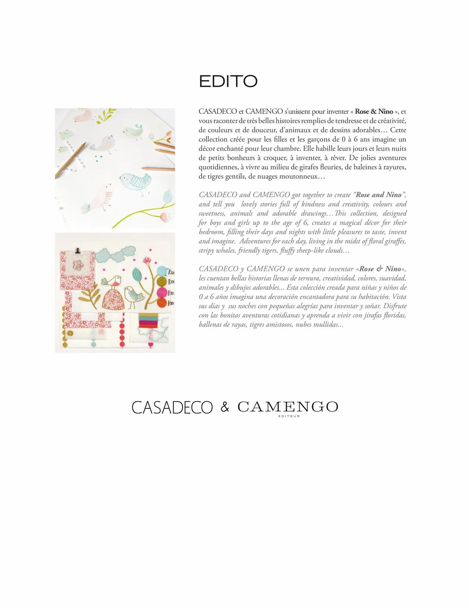 Catalogue Rose & Nino, page 00003