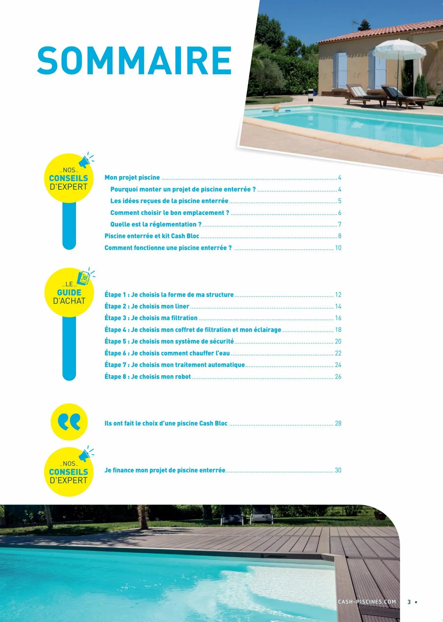 Catalogue Guide des piscines enterrées !, page 00003