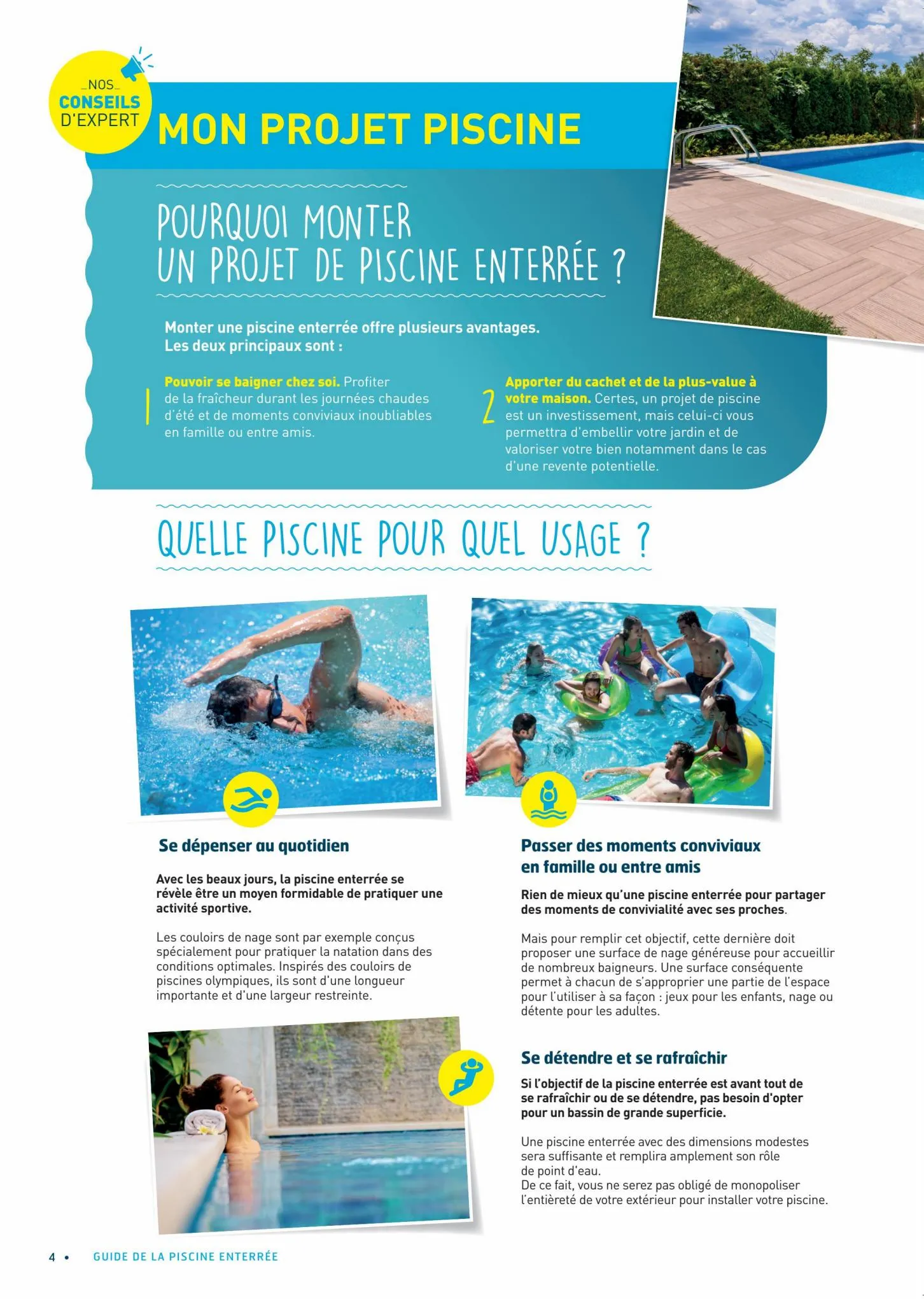 Catalogue Guide des piscines enterrées !, page 00004