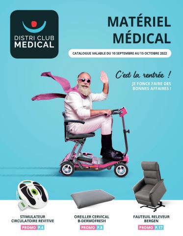 Catalogue Distri Club Médical | Relance Particuliers Septembre 2022 | 13/09/2022 - 30/09/2022