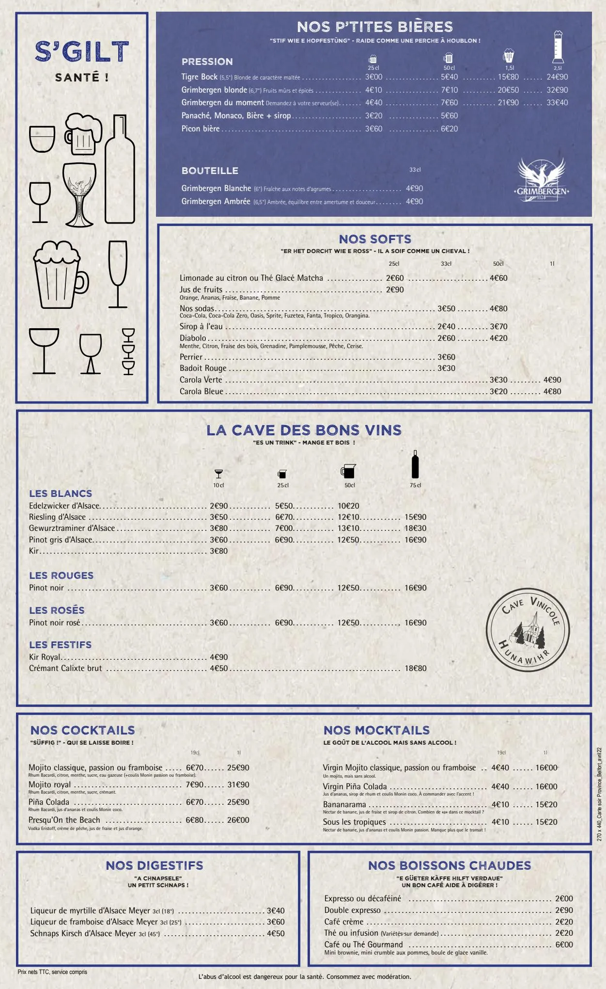 Catalogue Menu Belfort, page 00002