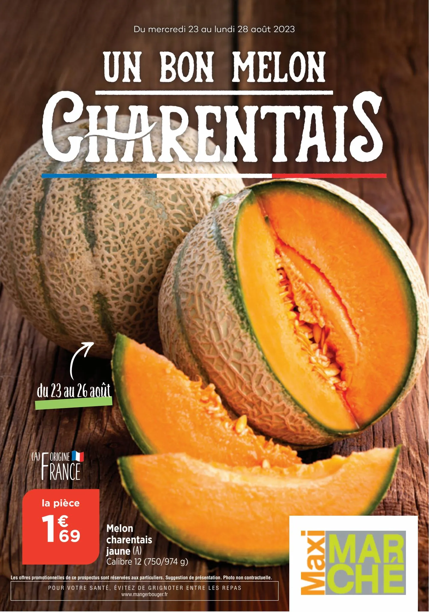 Catalogue Un Bon Melon. Charentais, page 00001