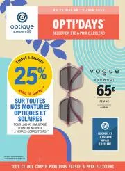 Promos de Santé et Opticiens à Lyon |  E.Leclerc Optique Catalogue sur E.Leclerc Optique | 02/06/2023 - 10/06/2023