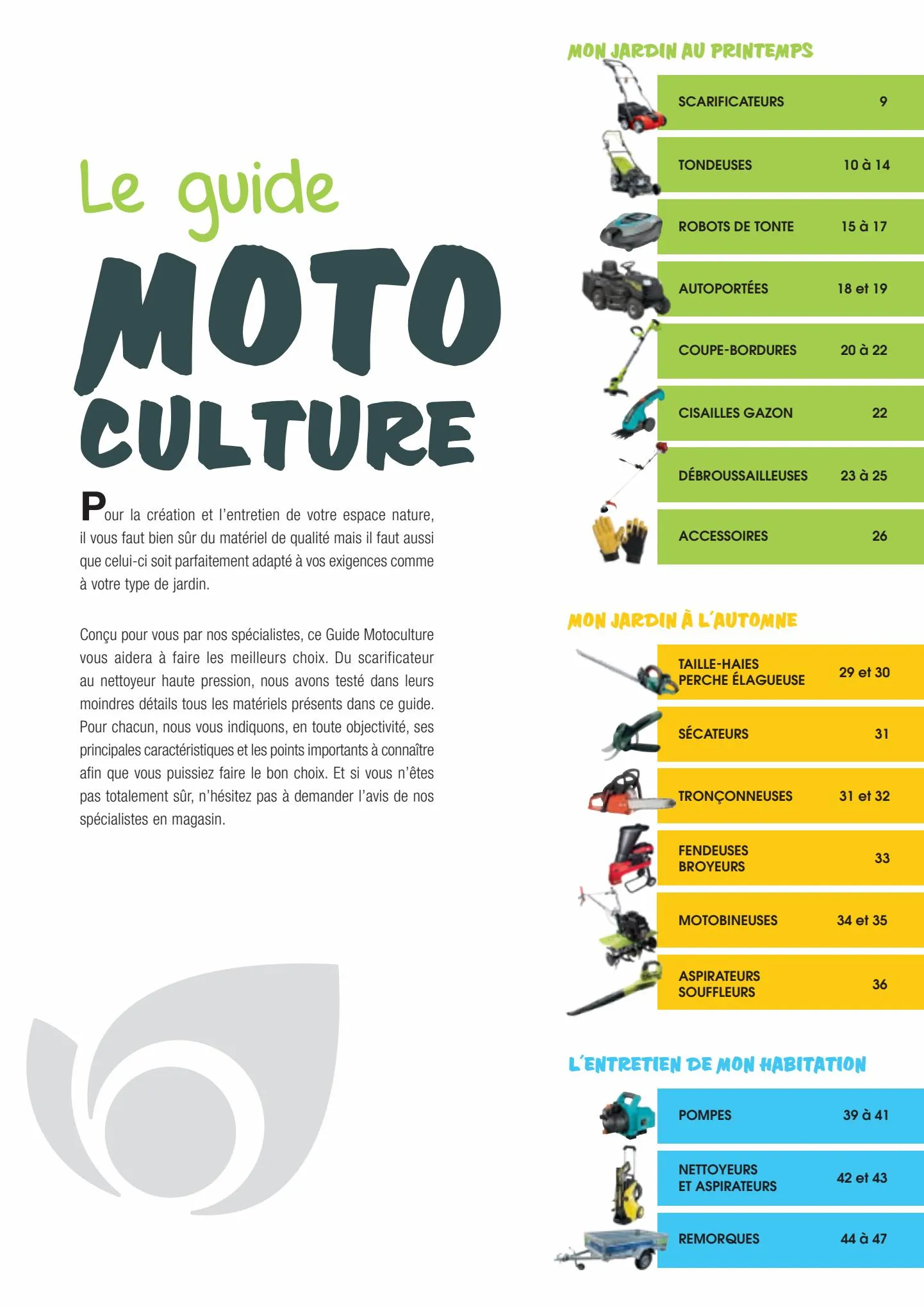 Catalogue Guide Motoculture 2022, page 00003