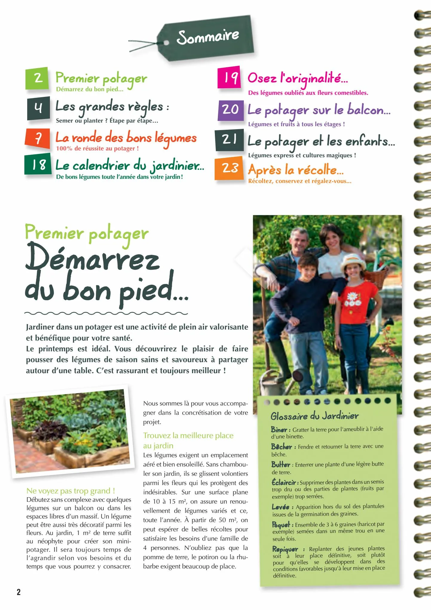 Catalogue Point Vert Guide du potager, page 00002