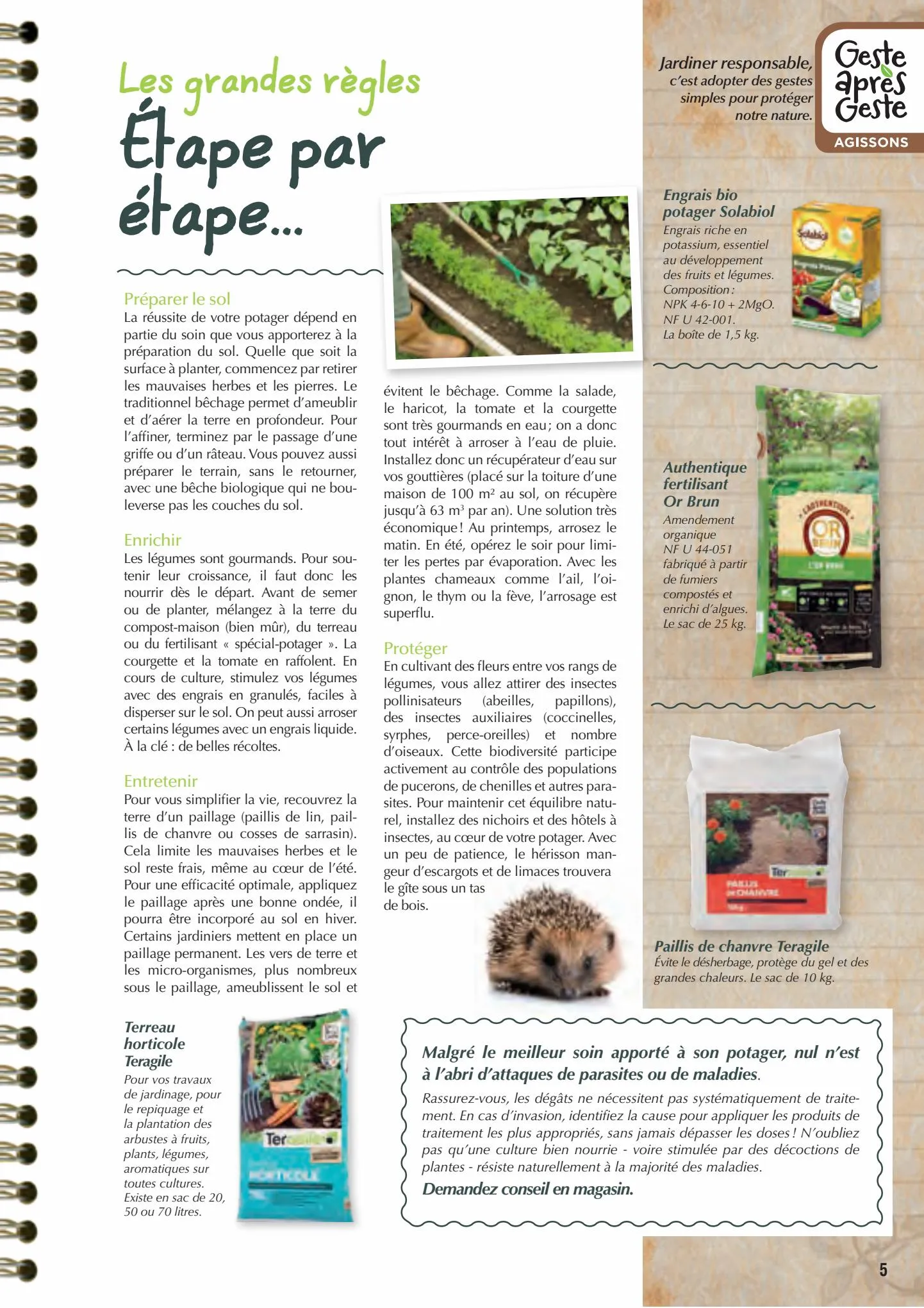 Catalogue Point Vert Guide du potager, page 00005