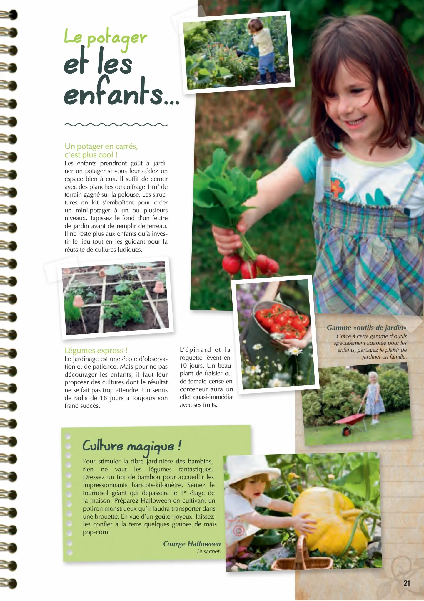 Catalogue Point Vert Guide du potager, page 00021