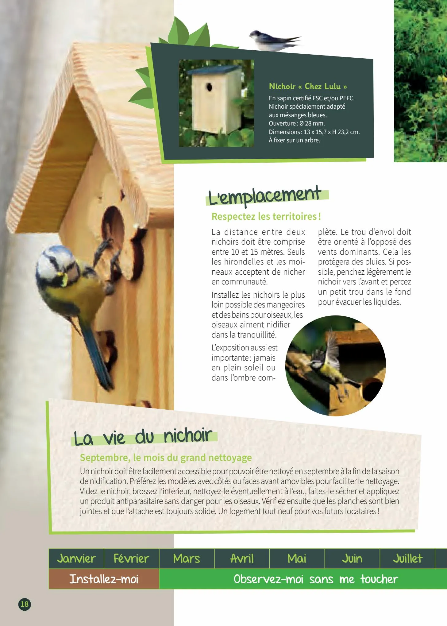Catalogue Point Vert Guide les oiseaux de jardin, page 00018