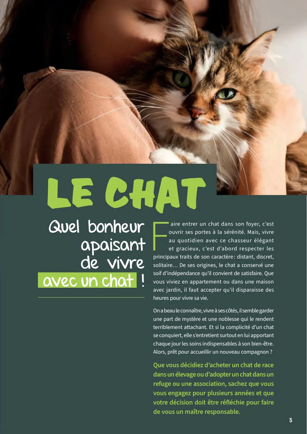 Catalogue Point Vert Guide Chiens et Chats, page 00005
