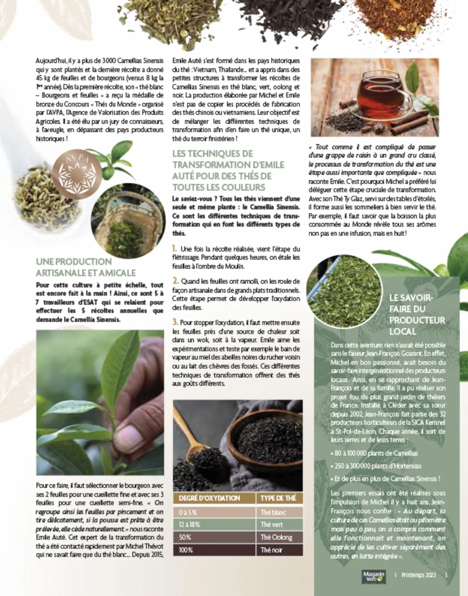Catalogue Magazine Magasin Vert Printemps 2023, page 00007