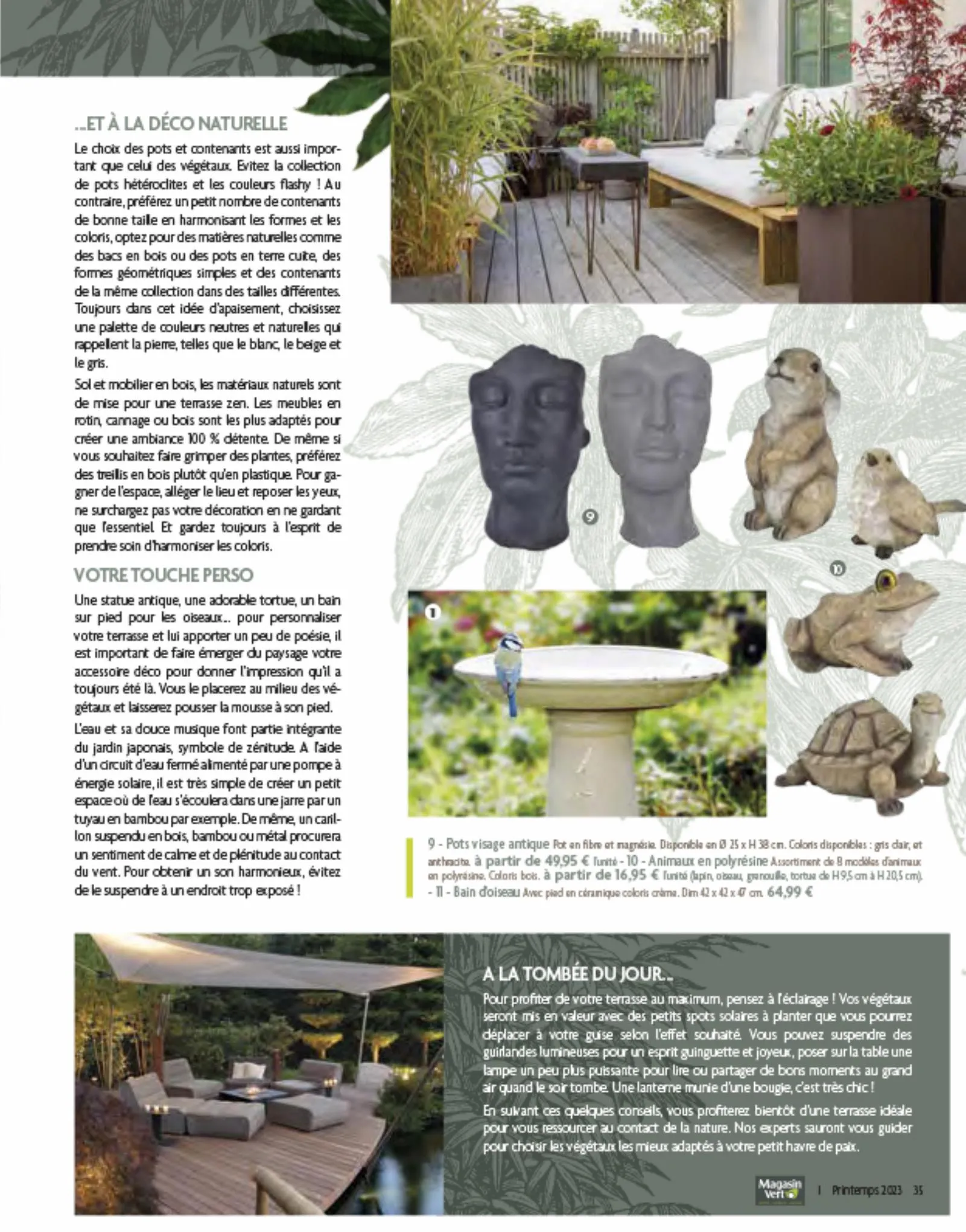 Catalogue Magazine Magasin Vert Printemps 2023, page 00037