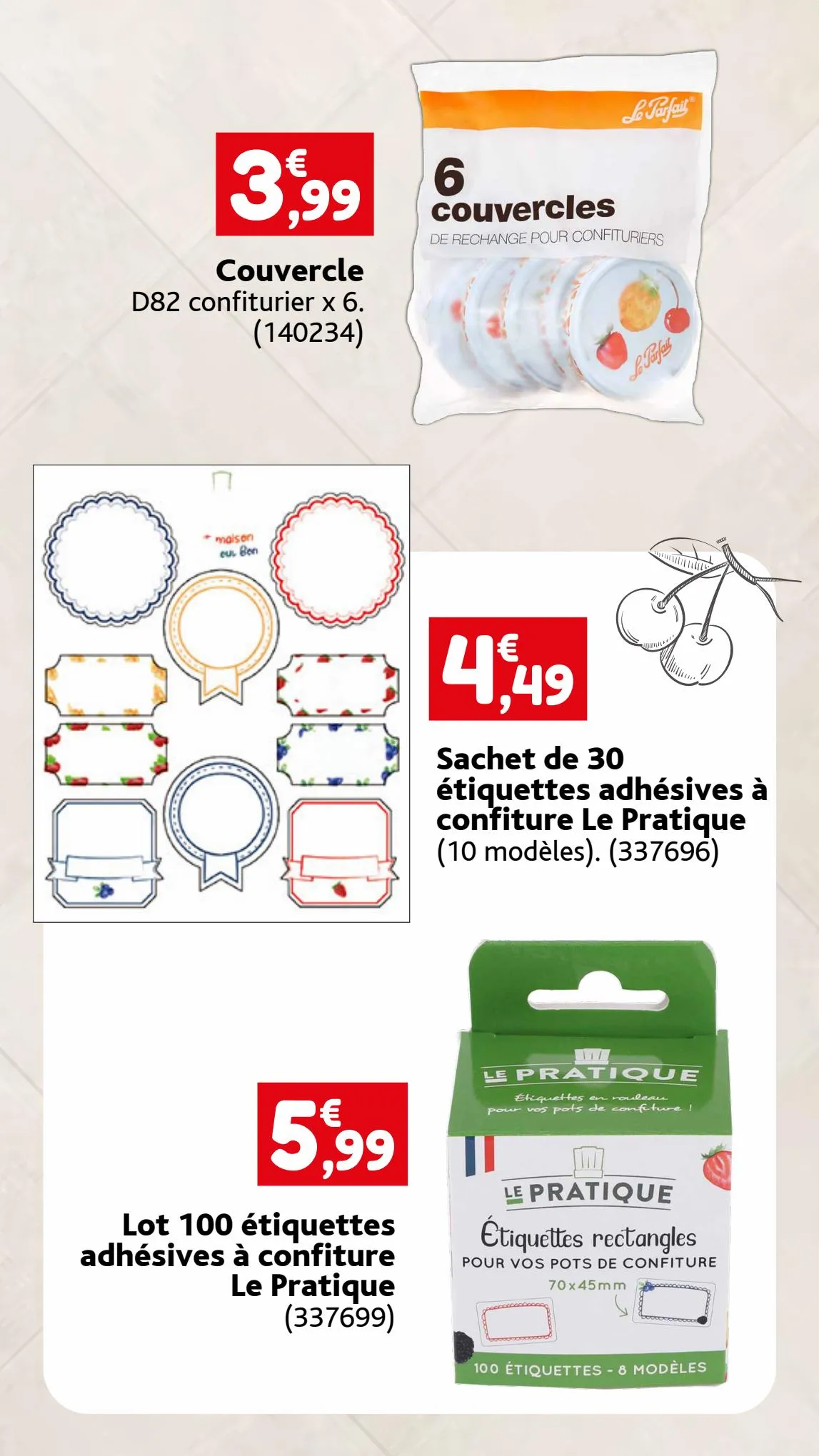 Catalogue Tout pour faire mes confitures maison, page 00003