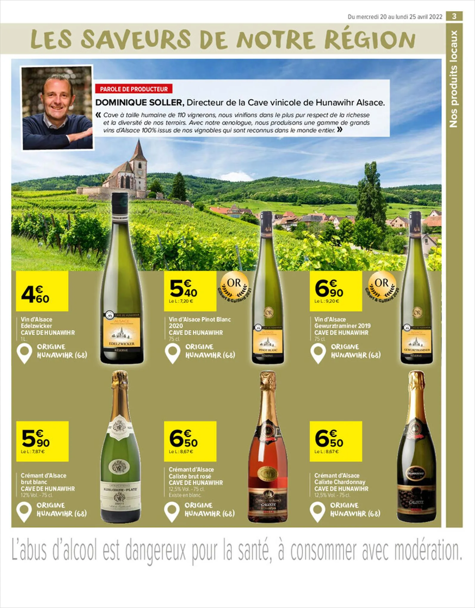 Catalogue Le meilleur de nos vins blancs Alsace, page 00003