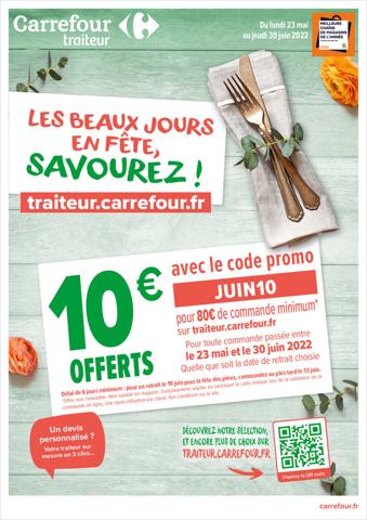 Catalogue Carrefour Drive | Traiteur beaux jours | 23/05/2022 - 30/06/2022