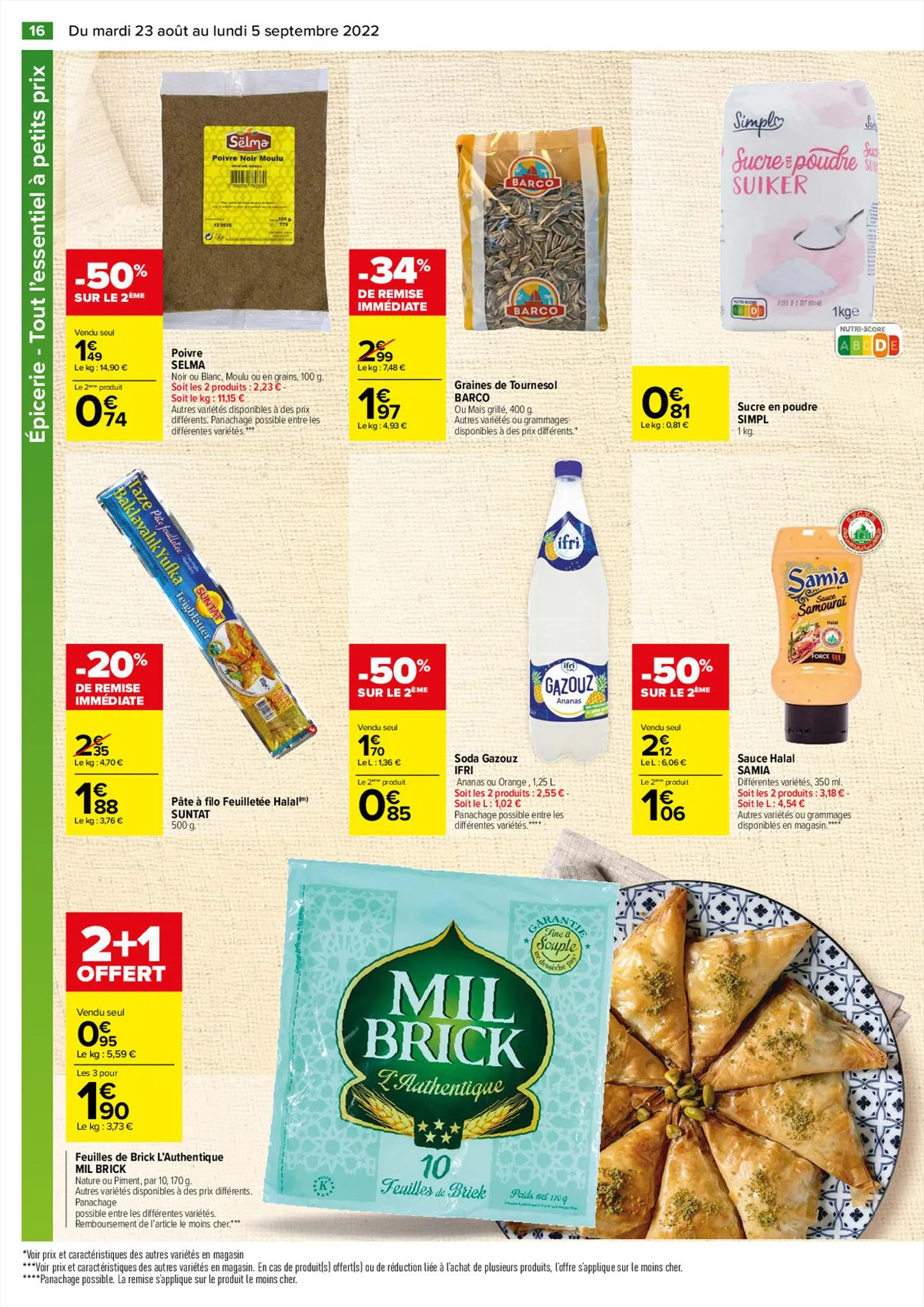 Catalogue Halal - Les petits prix de septembre , page 00016