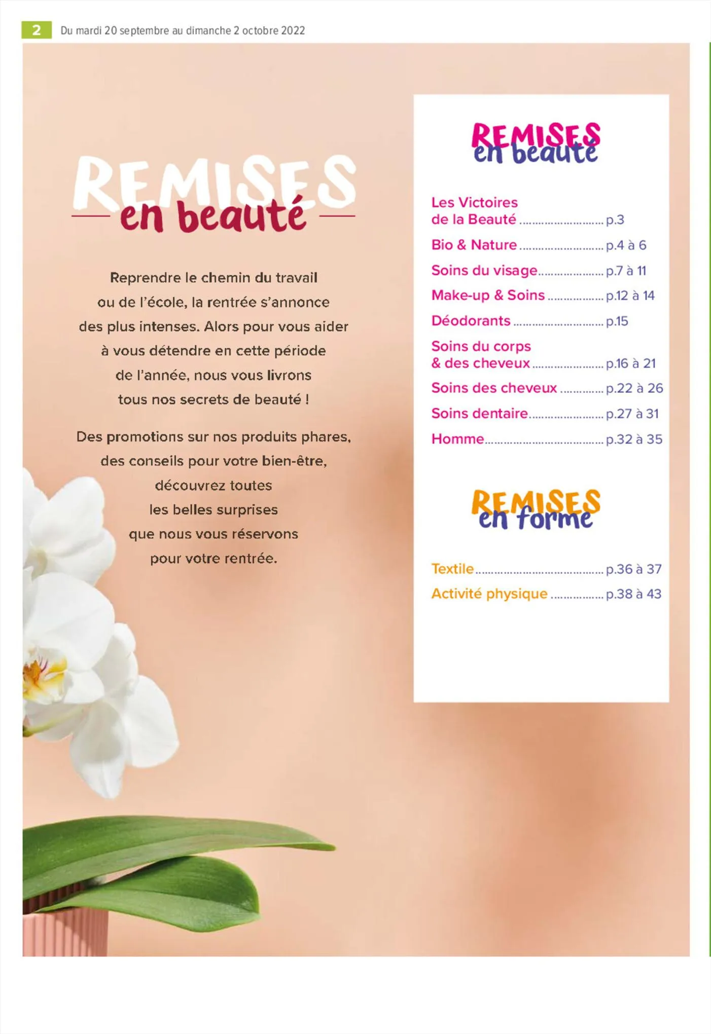 Catalogue Remises en beauté !, page 00002