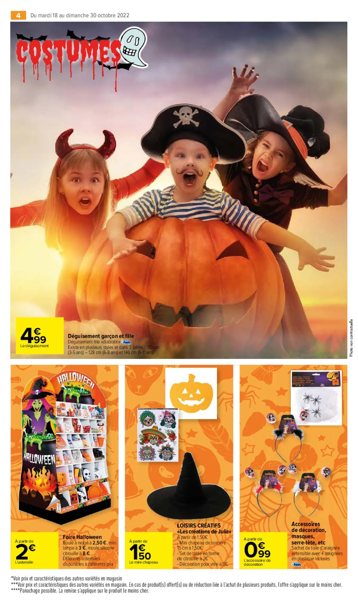 Catalogue Halloween le manoir des bonnes affaires, page 00006