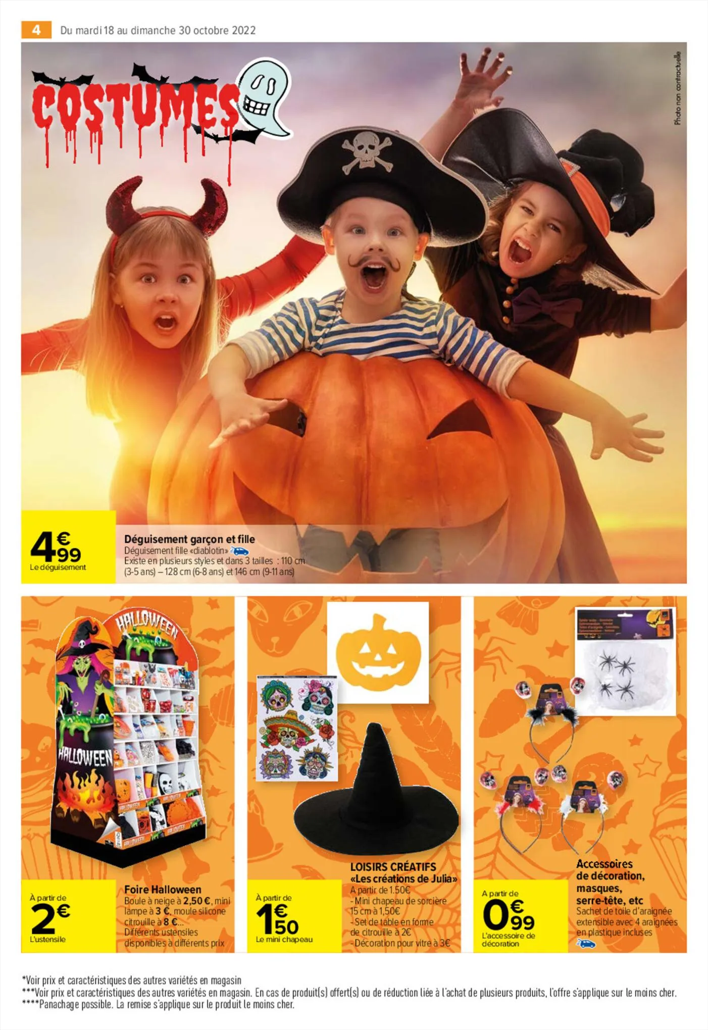 Catalogue Halloween le manoir des bonnes affaires, page 00006