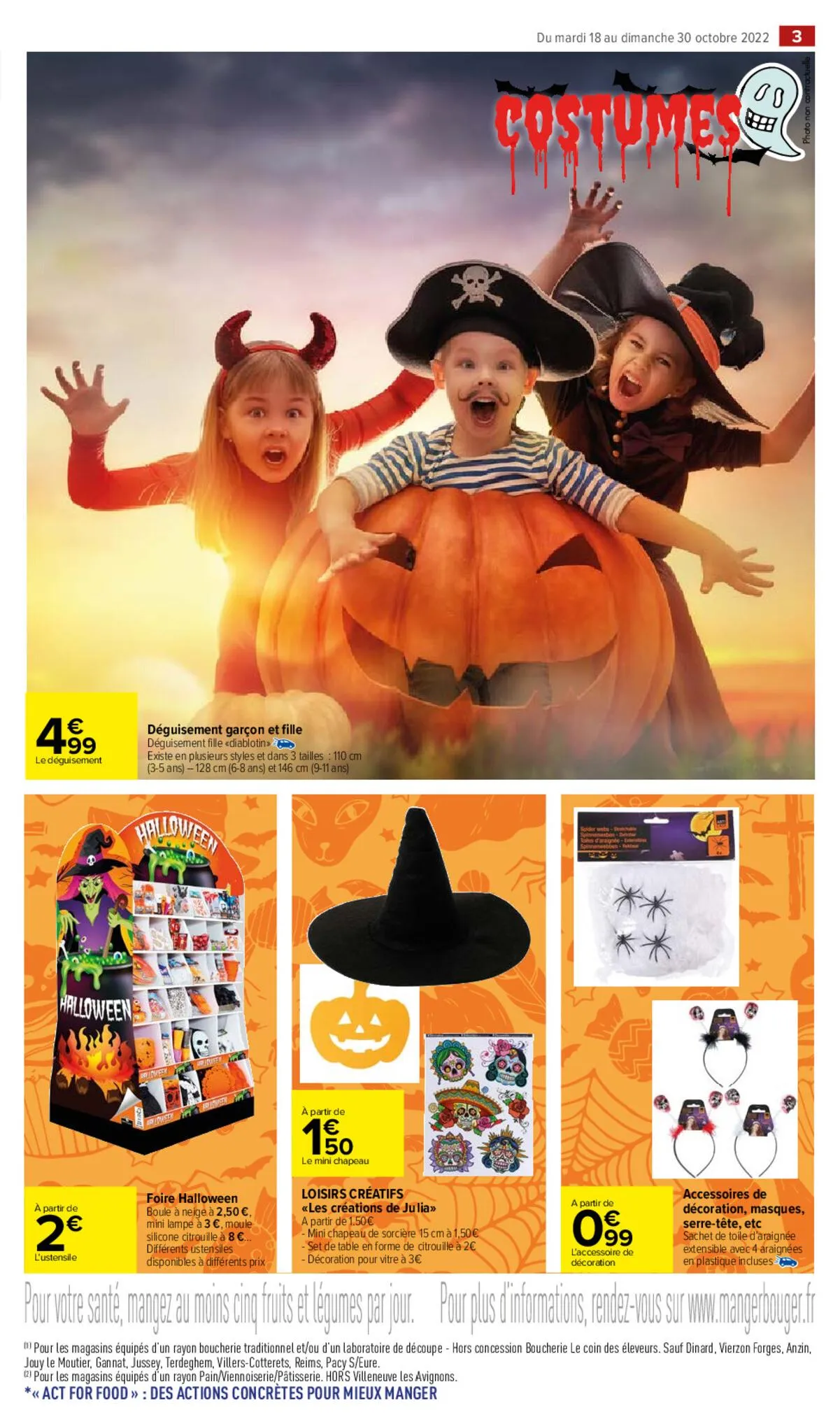Catalogue Halloween le manoir des bonnes affaires, page 00005