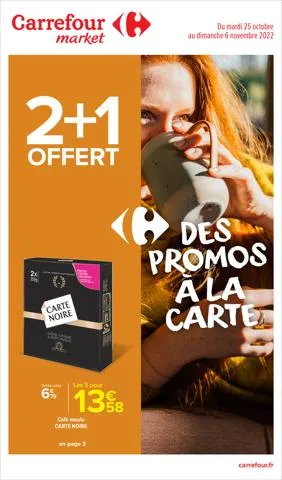 Les promos à la carte !