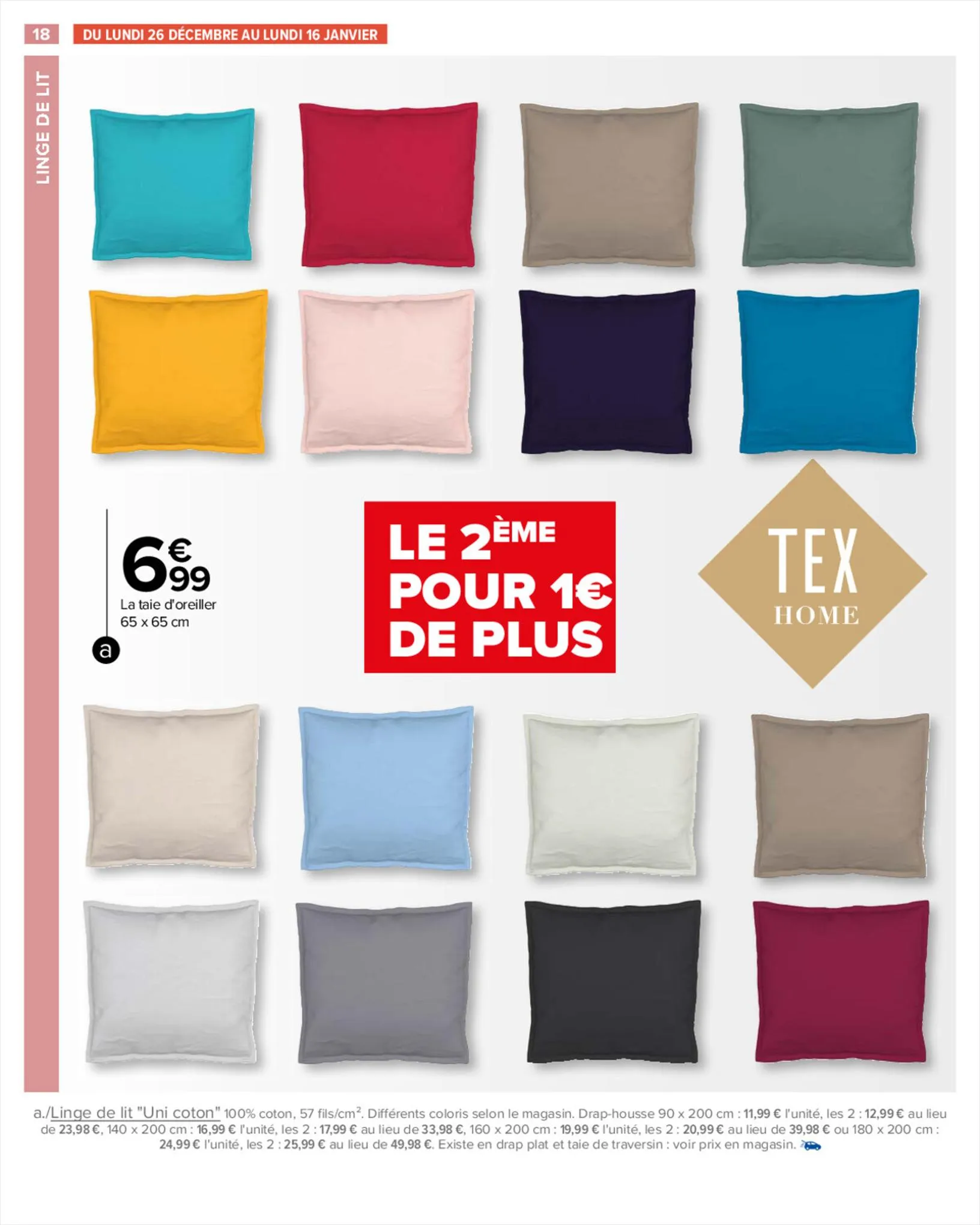 Catalogue Le Blanc Bonjour les Petits Prix, page 00018