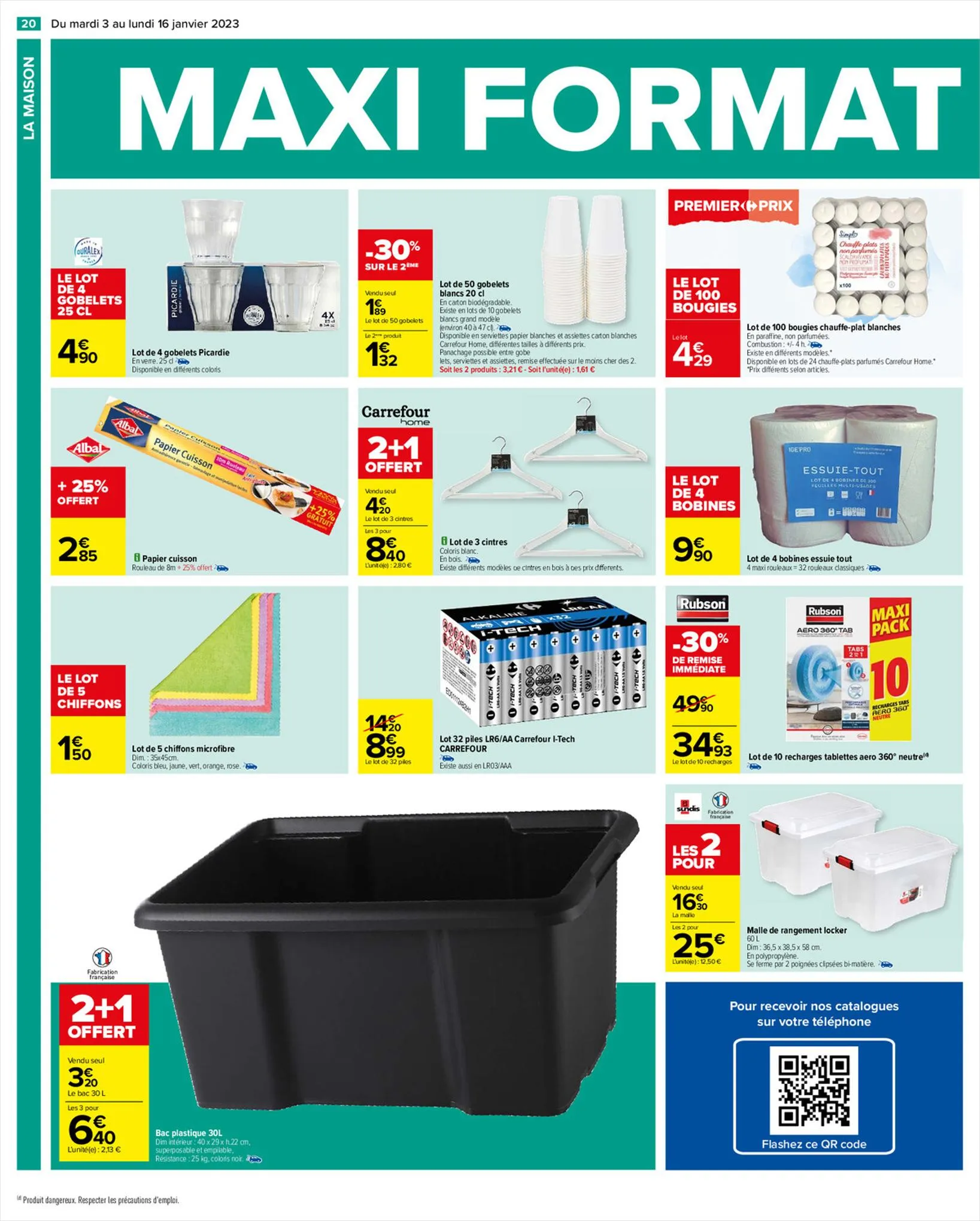 Catalogue MAXI FORMAT MINI PRIX, page 00020