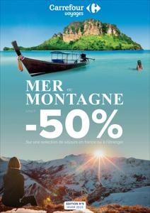 Catalogue Carrefour Drive à Nantes | Mer ou Montagne jusqu'à -50% | 25/01/2023 - 01/03/2023