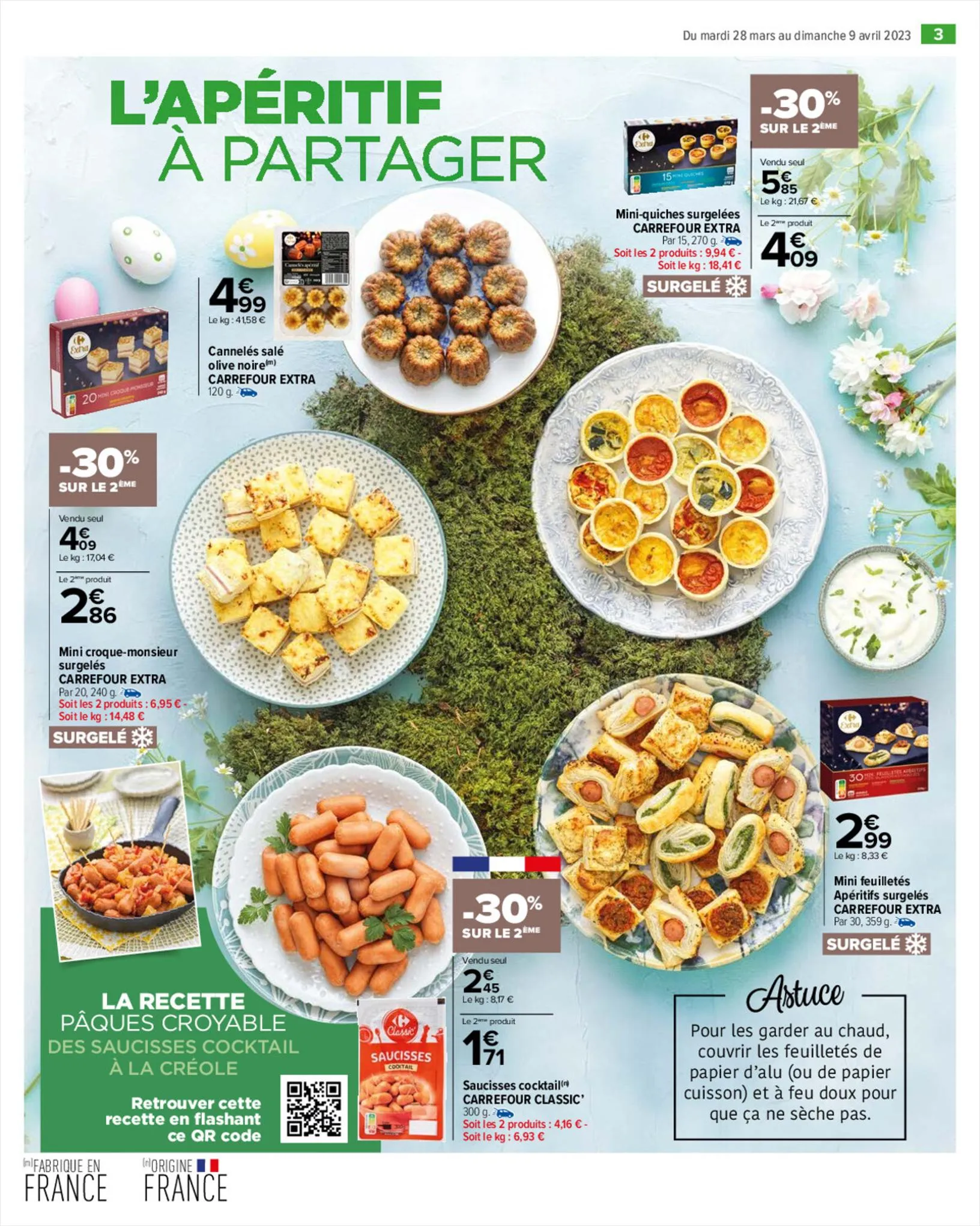 Catalogue LES RECETTES PÂQUES CROYABLES !, page 00003