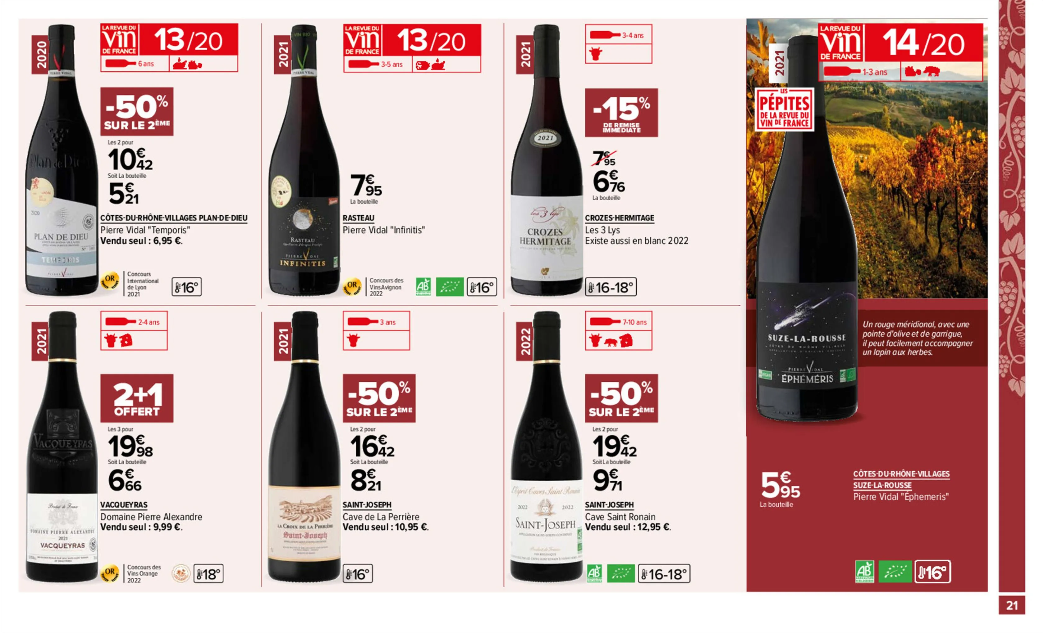 Catalogue FOIRE AUX VINS LE GUIDE DES BONS PLANS, page 00021