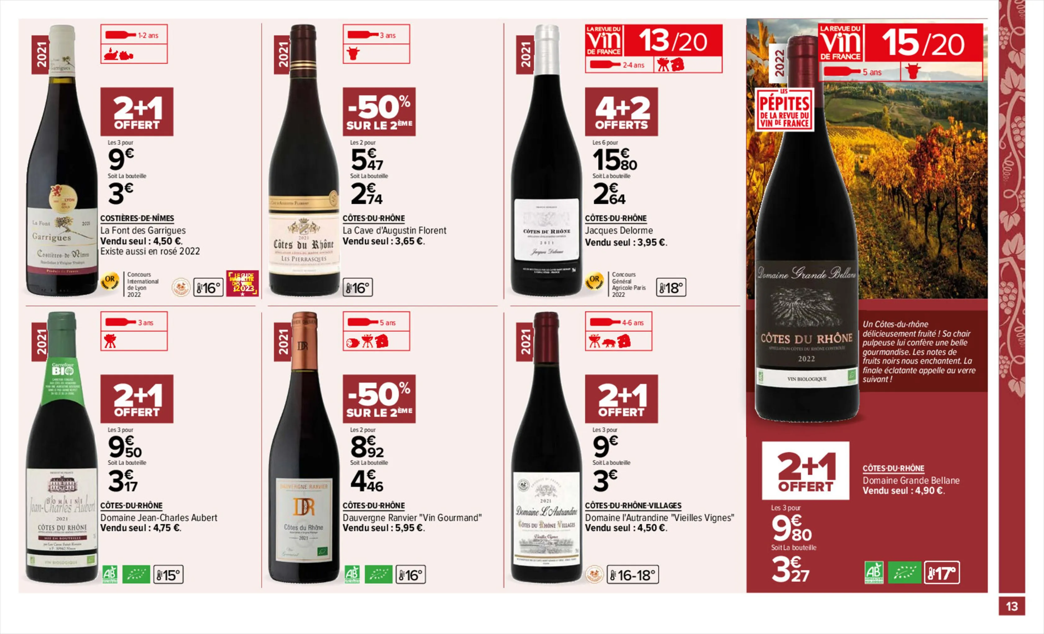 Catalogue FOIRE AUX VINS LE GUIDE DES BONS PLANS, page 00013