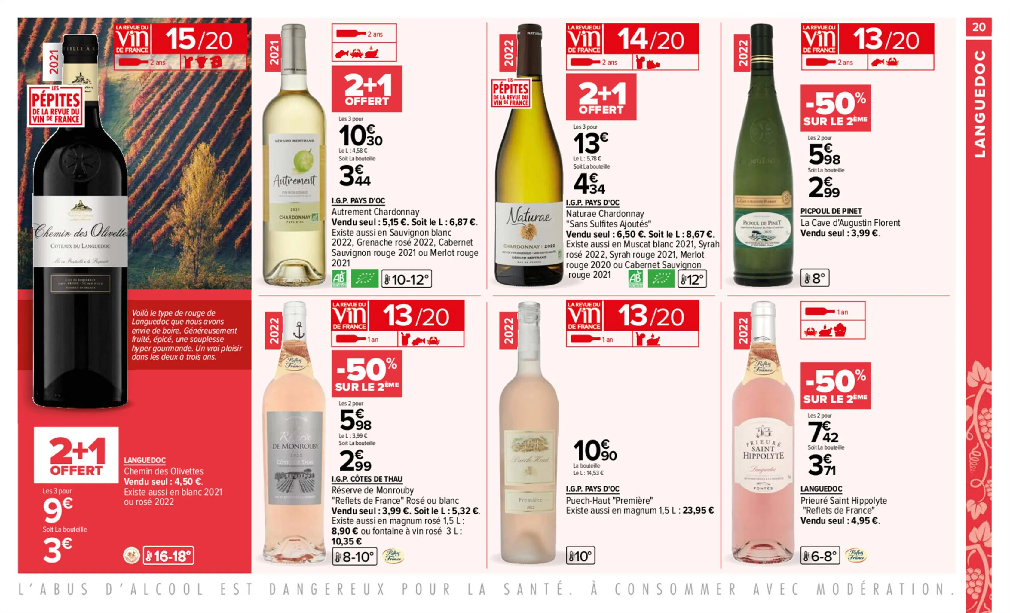 Catalogue FOIRE AUX VINS LE GUIDE DES BONS PLANS, page 00020