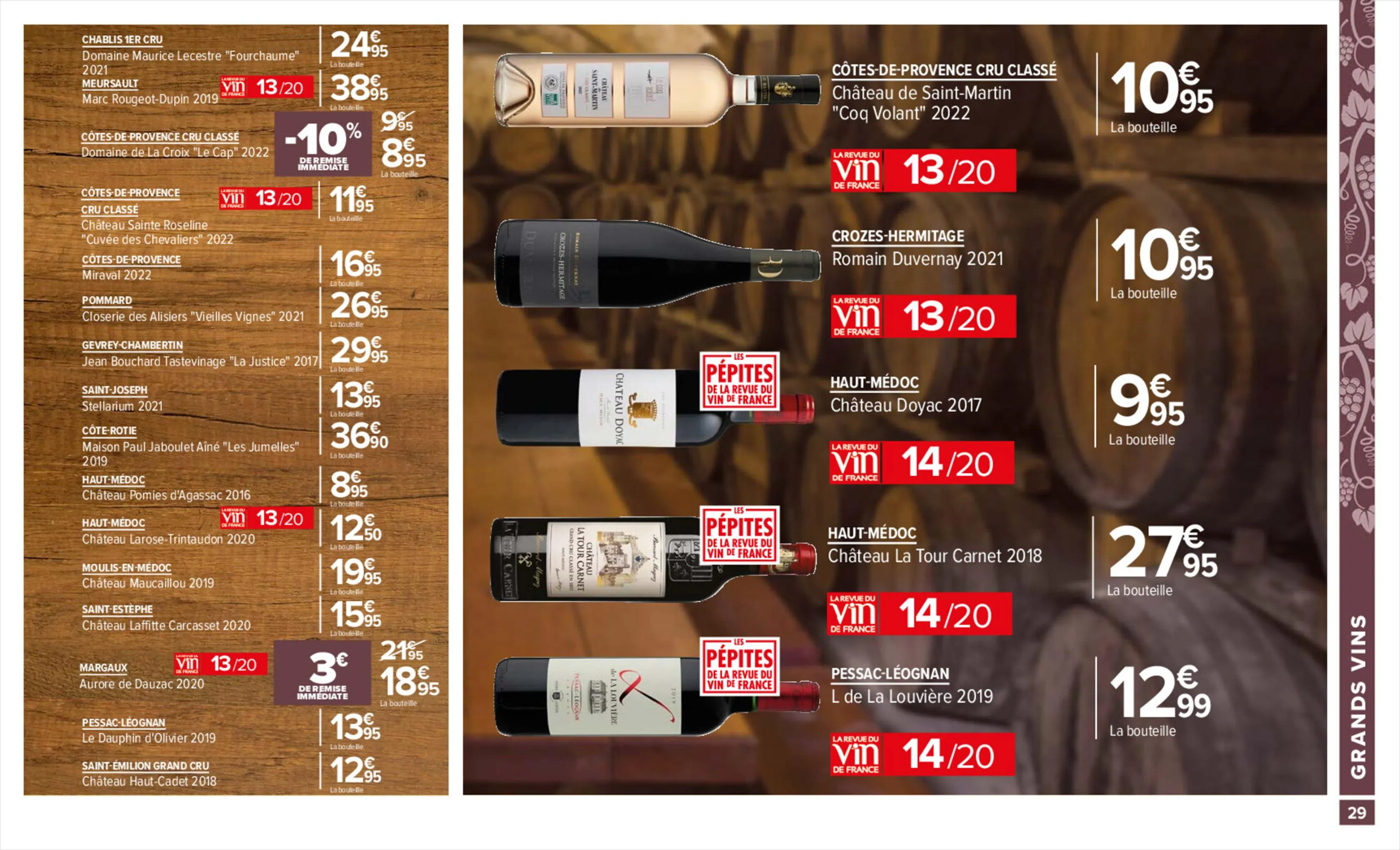 Catalogue FOIRE AUX VINS LE GUIDE DES BONS PLANS, page 00029