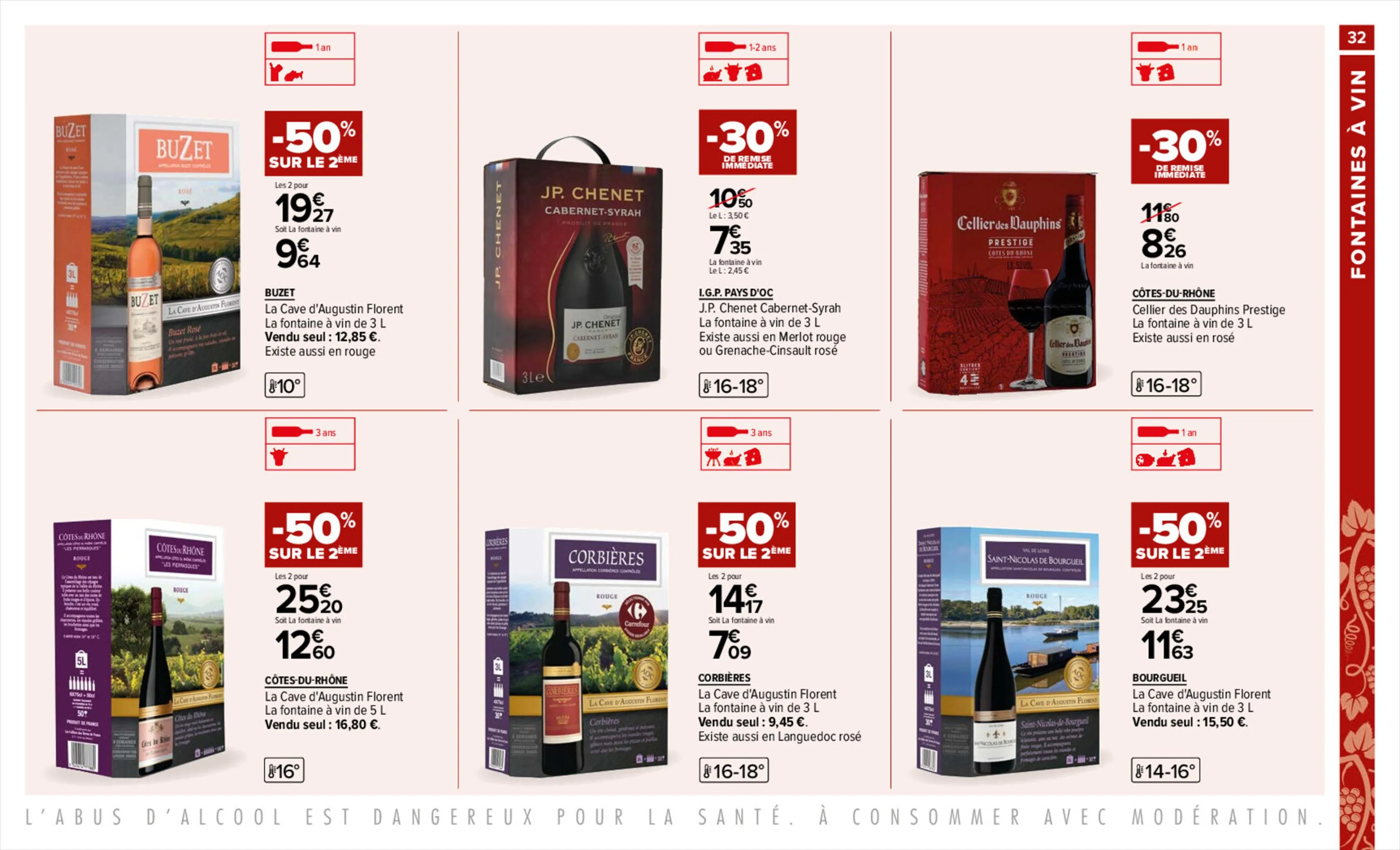 Catalogue FOIRE AUX VINS LE GUIDE DES BONS PLANS, page 00032