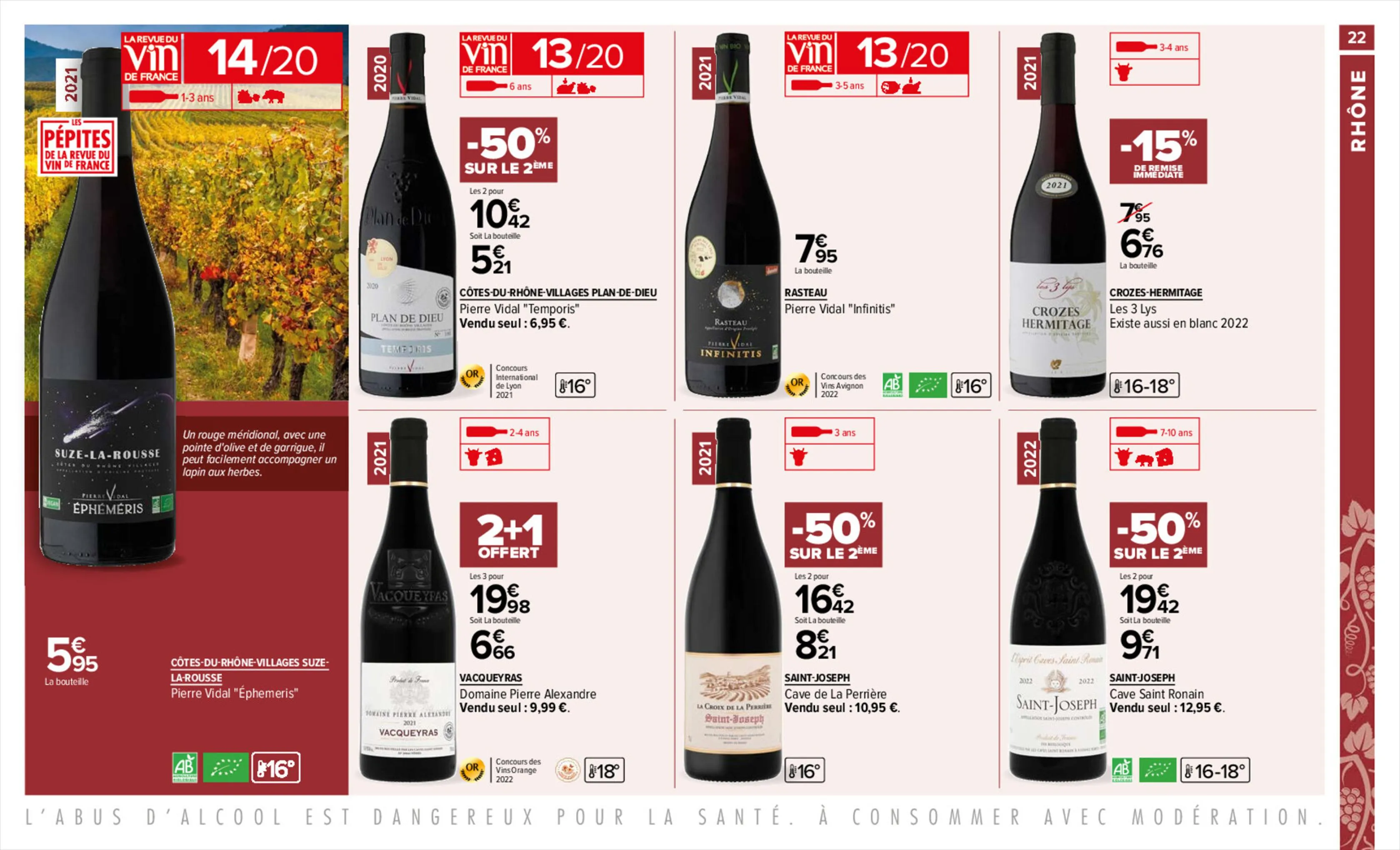 Catalogue FOIRE AUX VINS LE GUIDE DES BONS PLANS, page 00022