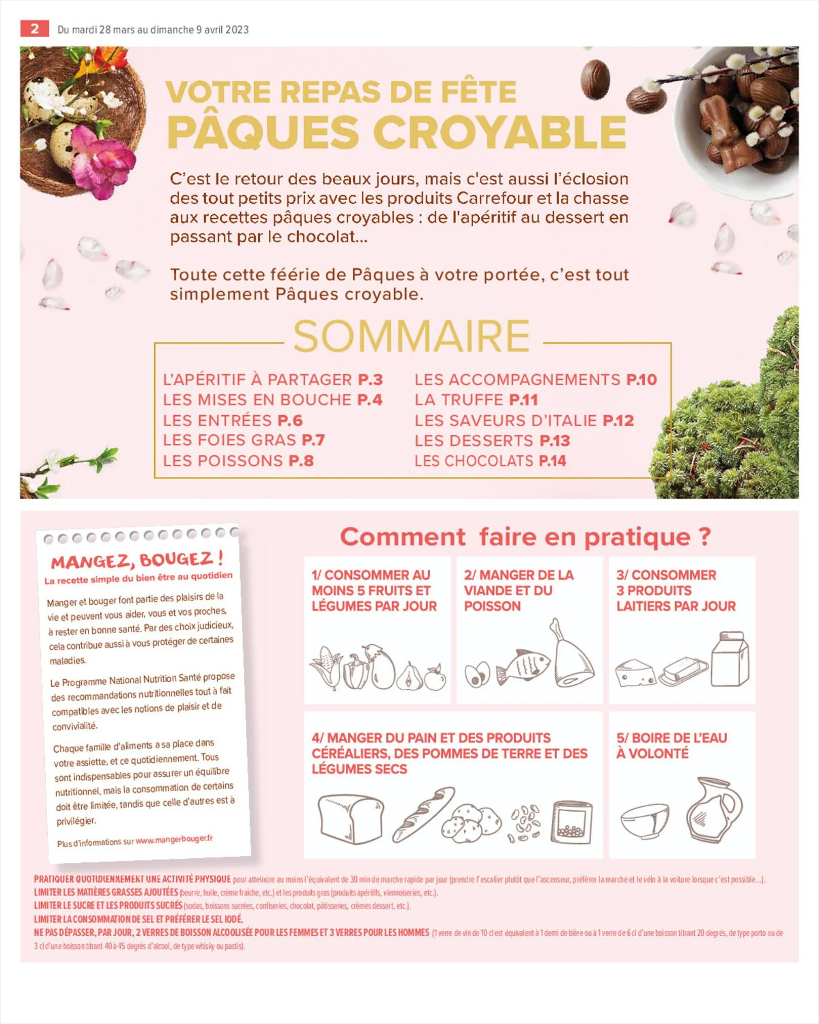 Catalogue LES RECETTES PÂQUES CROYABLES !, page 00002
