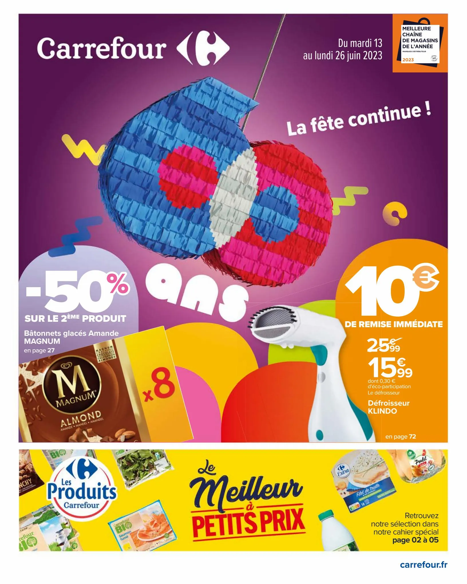 Catalogue Carrefour fête ses 60 ans !, page 00001