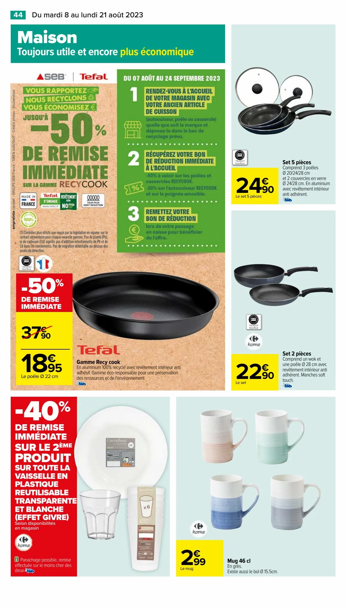 Catalogue -50% de remise immédiate sur le 2ème produit, page 00050