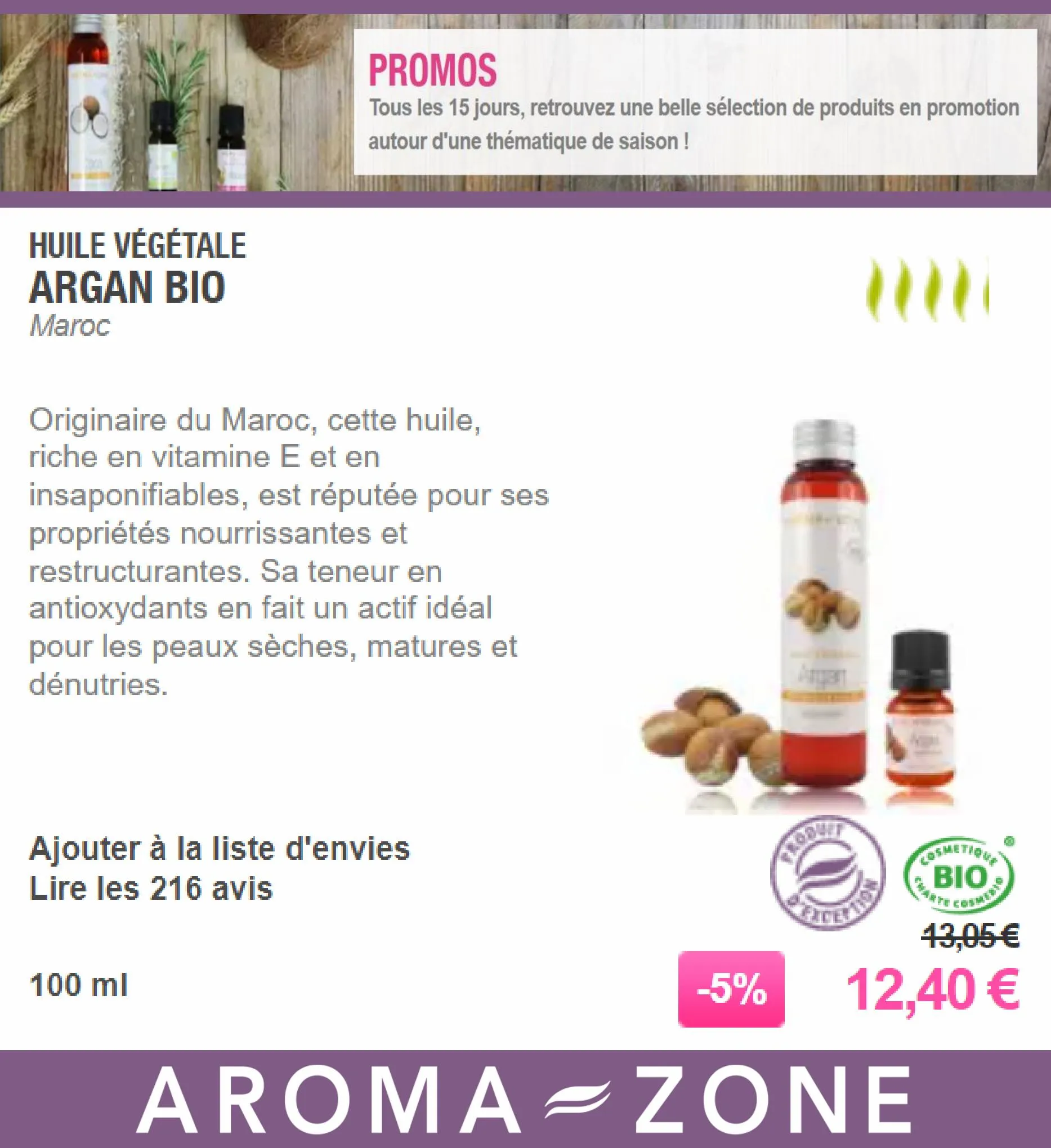 Catalogue Aroma Zone Promos, page 00002