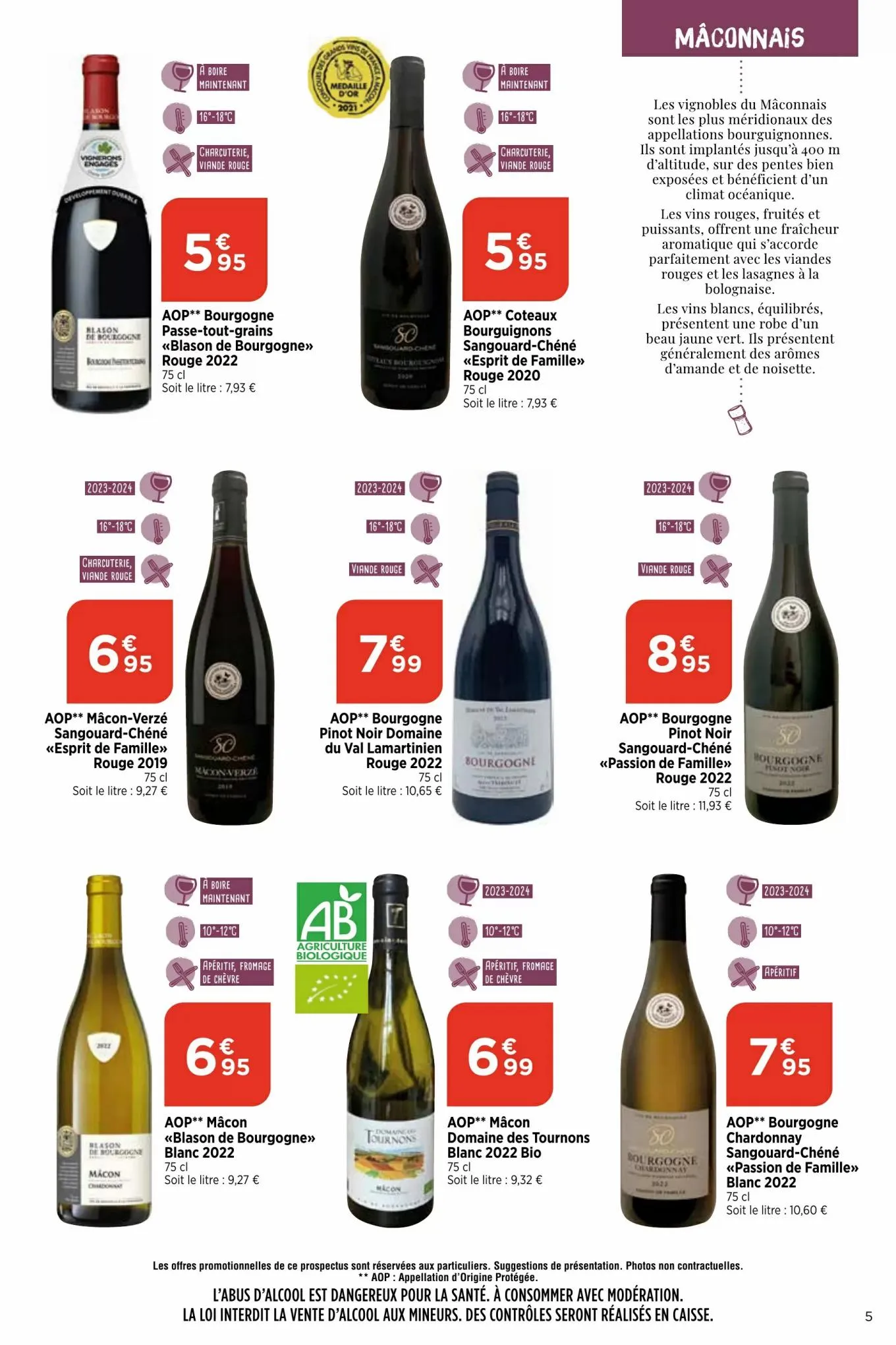 Catalogue Le gout de la Bourgogne, page 00005