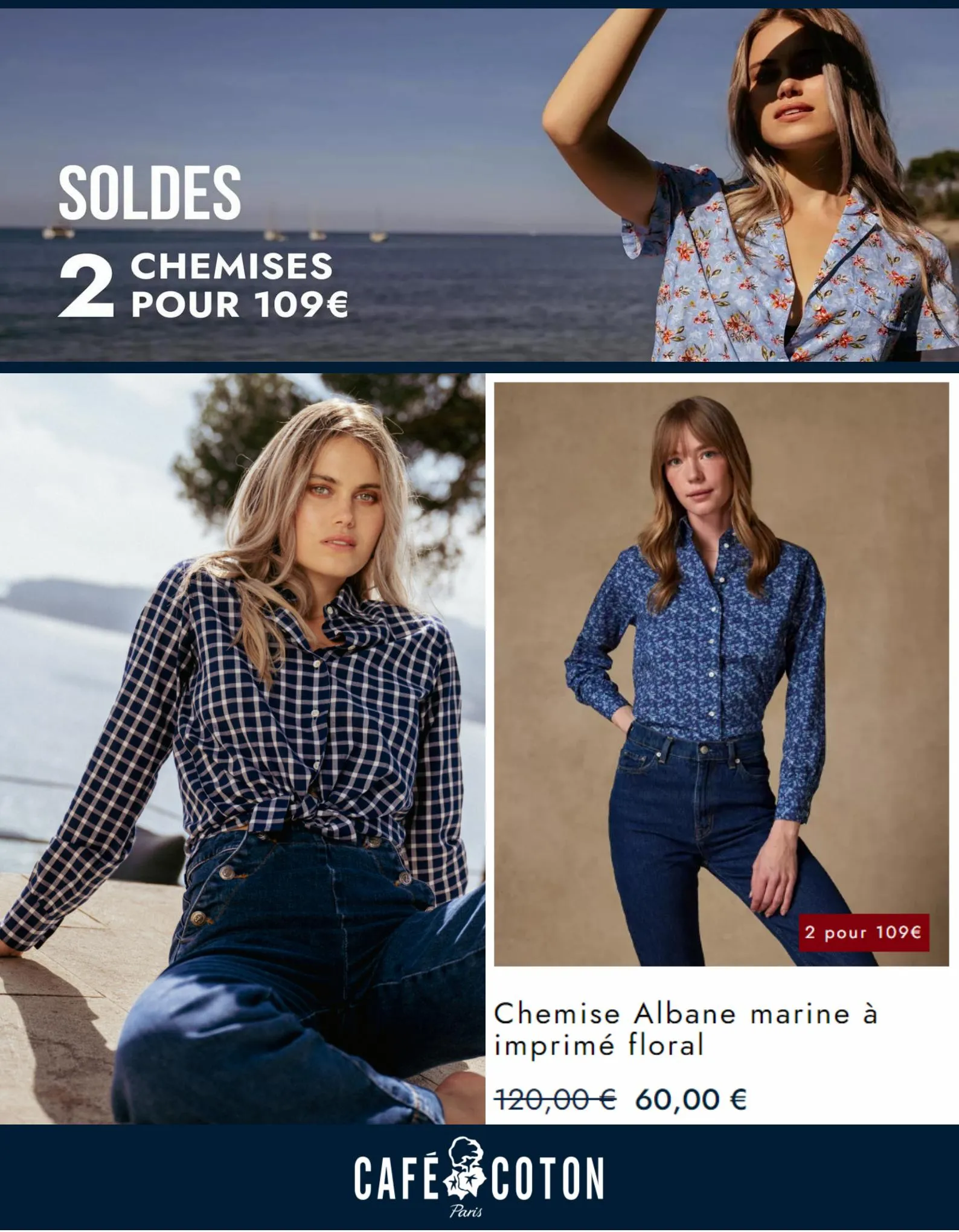 Catalogue Soldes 2 Chemises pour 109€, page 00001