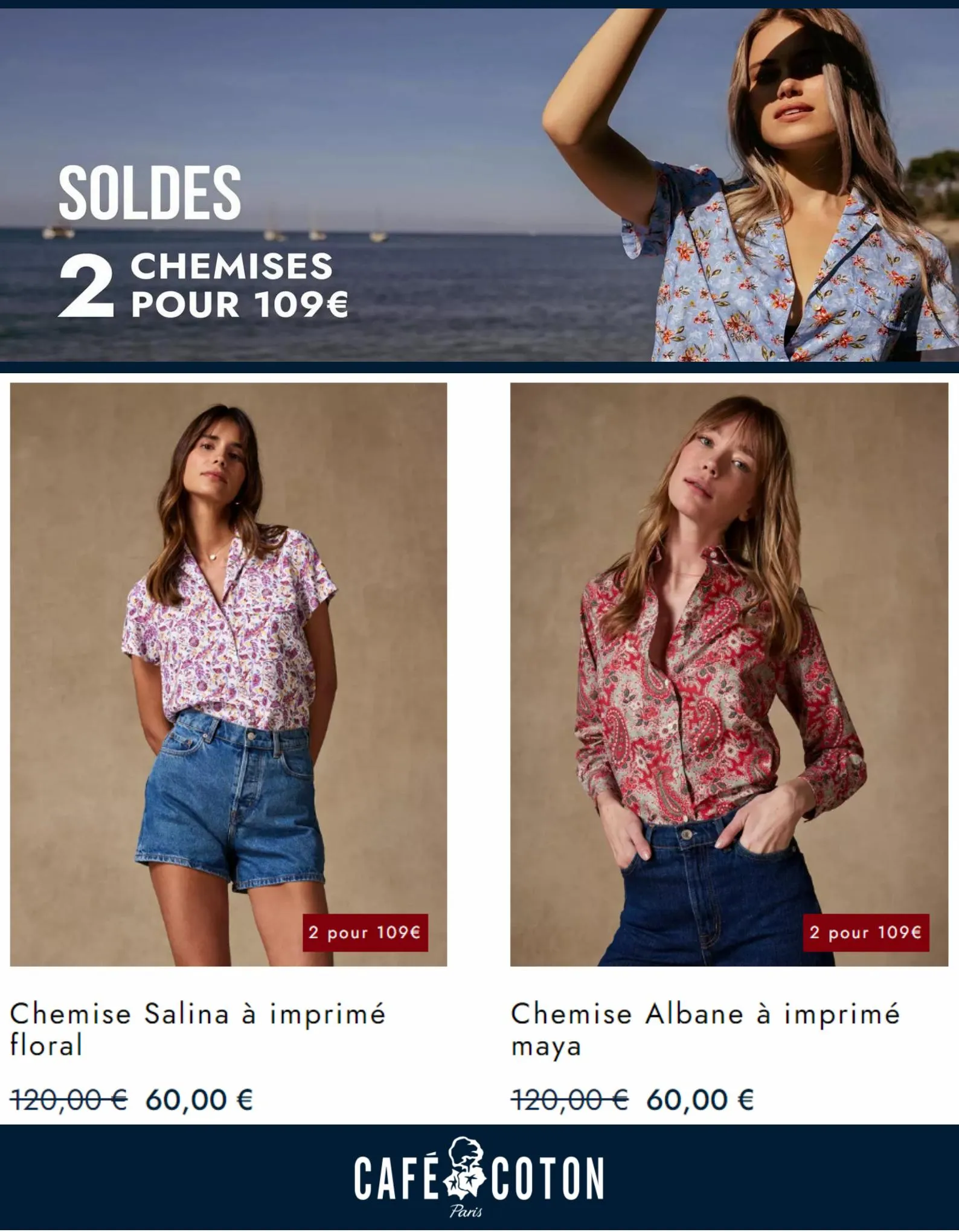 Catalogue Soldes 2 Chemises pour 109€, page 00003