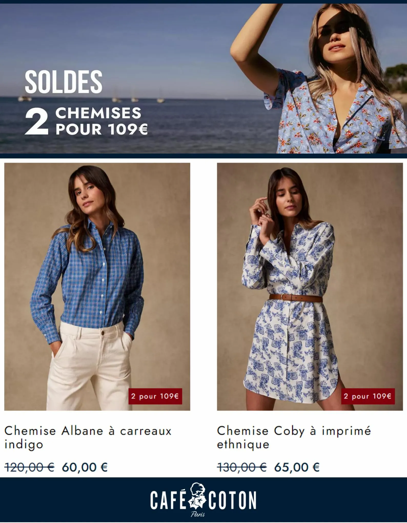 Catalogue Soldes 2 Chemises pour 109€, page 00004