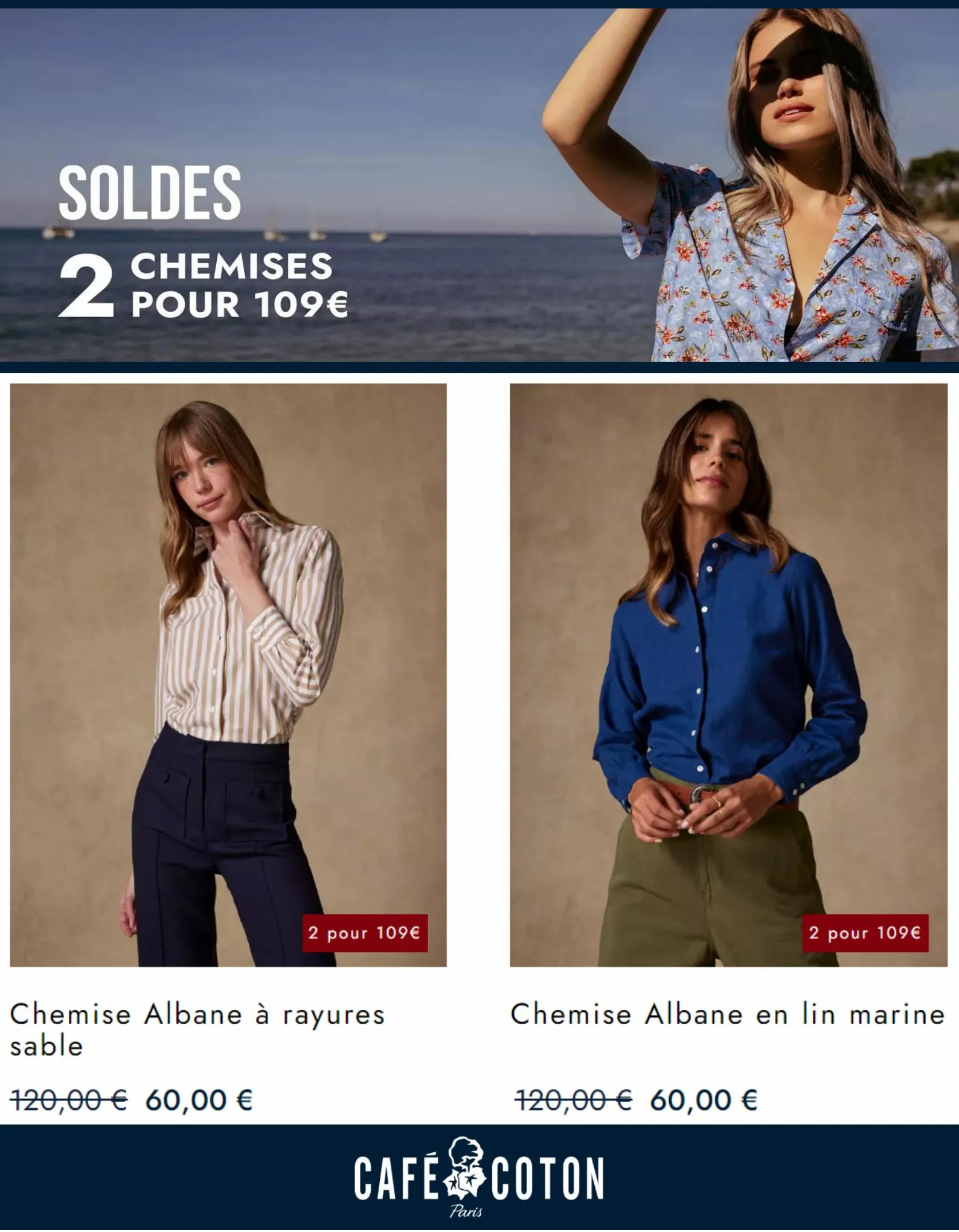 Catalogue Soldes 2 Chemises pour 109€, page 00005