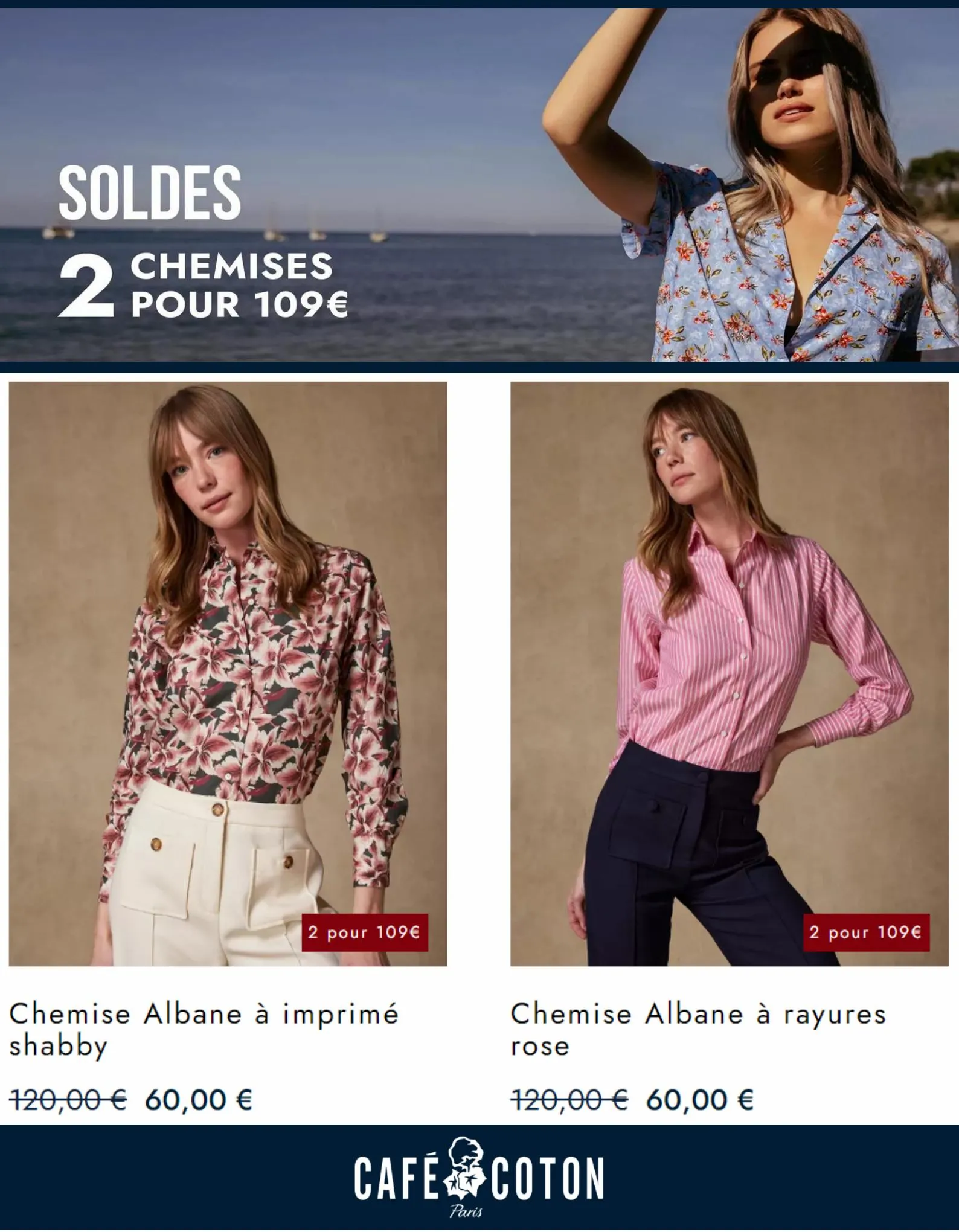 Catalogue Soldes 2 Chemises pour 109€, page 00006