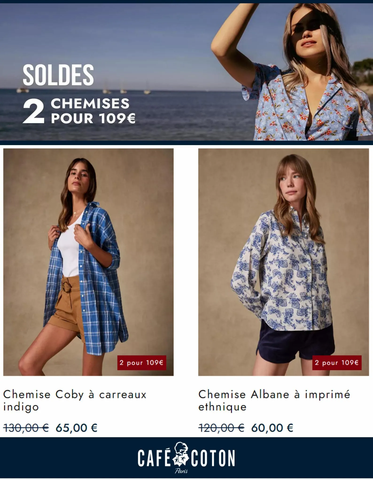 Catalogue Soldes 2 Chemises pour 109€, page 00007