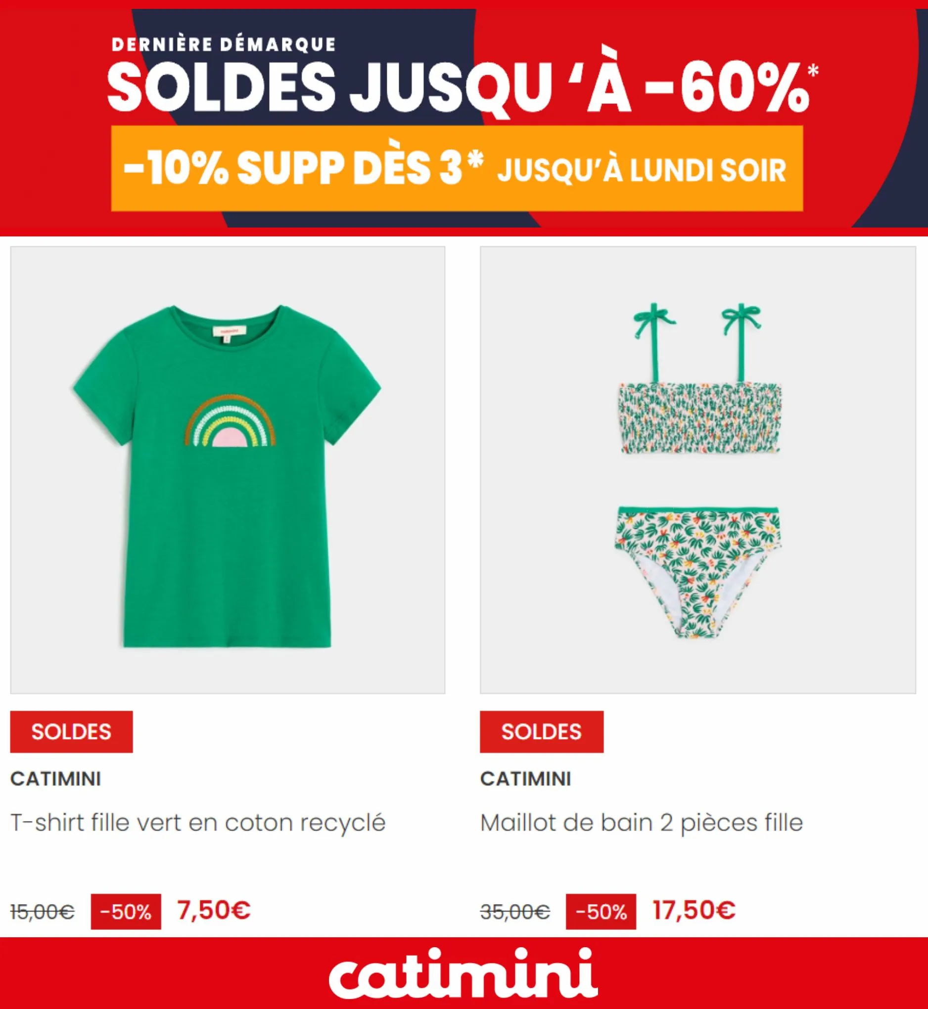 Catalogue Soldes Dernières Démarque Jusqu'à -60%*, page 00002