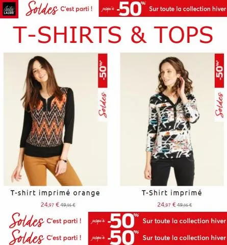 T-SHIRTS & TOPS SOLDES