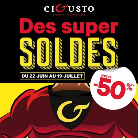 Catalogue Cigusto | Super Soldes | 22/06/2022 - 19/07/2022