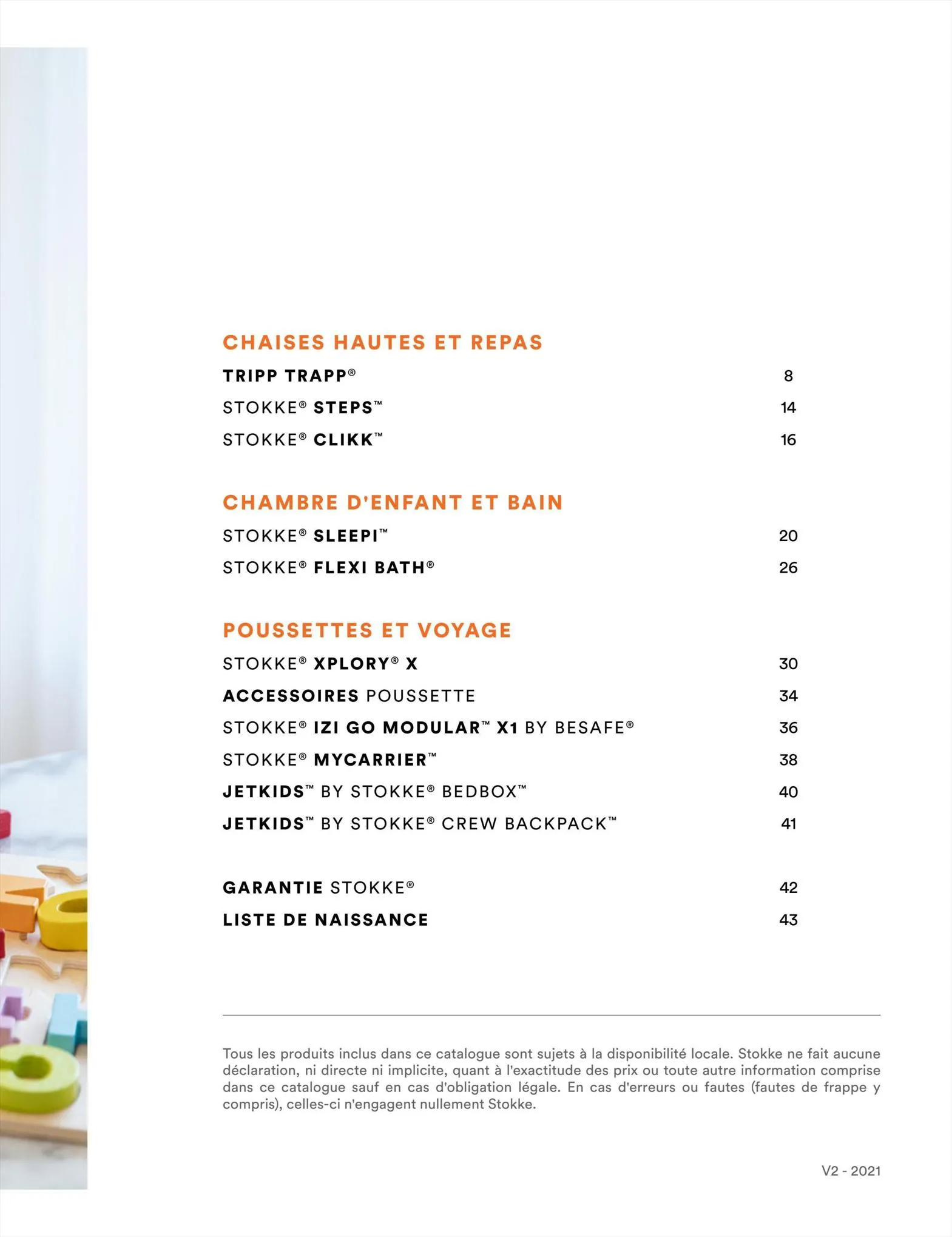 Catalogue Stokke Consumer Guide - French (CH), page 00005