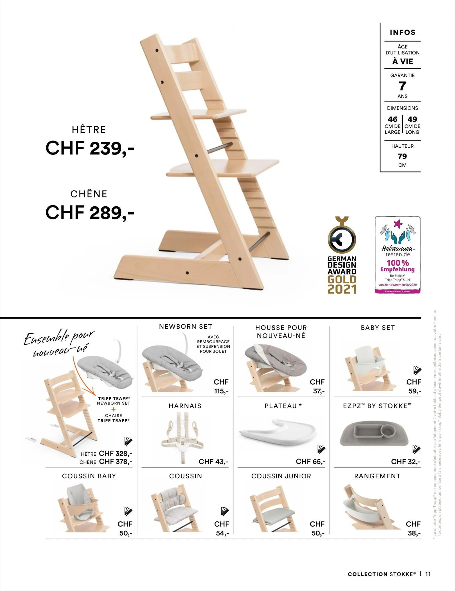 Catalogue Stokke Consumer Guide - French (CH), page 00011